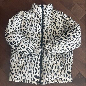 Moose Knuckles Leopard Print Puffer Coat